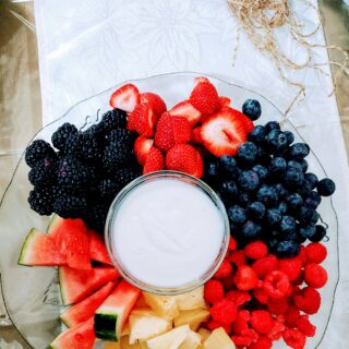 Summer fruit platter