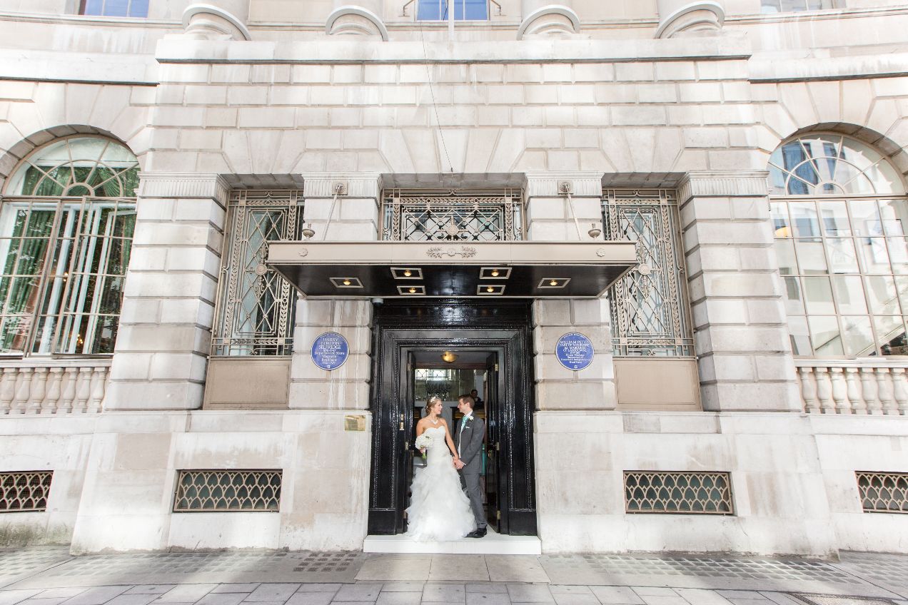 sachin and babi light blue dress Soho Union Club Wedding in London main image 1