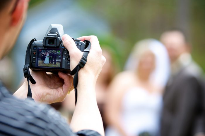 wedding photo being taken