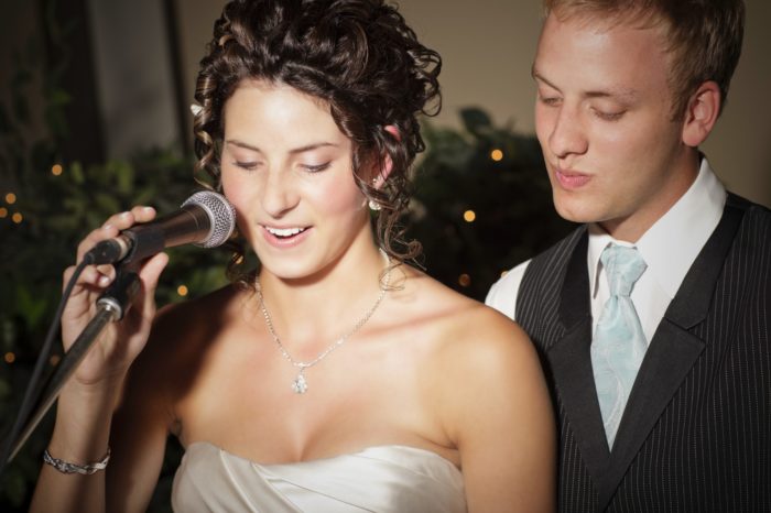 Bride making a Speech