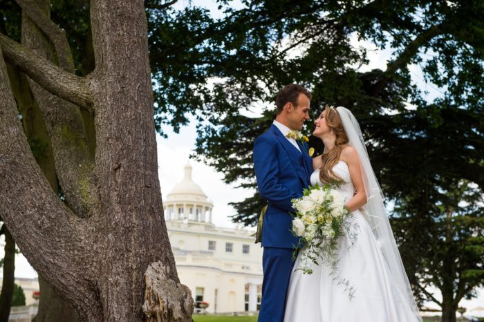 Stoke Park wedding photo