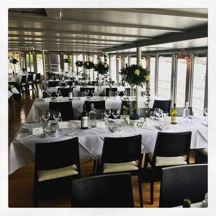 The Yacht London Wedding Reception