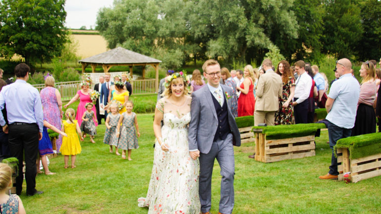 Furtho manor Farm Wedding Couple