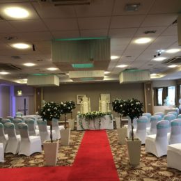 wedding ceremony setting