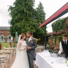 Wedding Photoshoot Drinks Table Outside 260x260