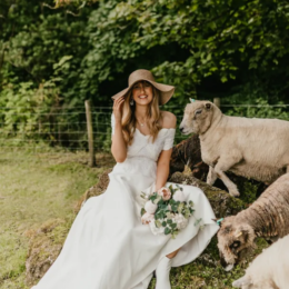 Bride at Fruin Farm