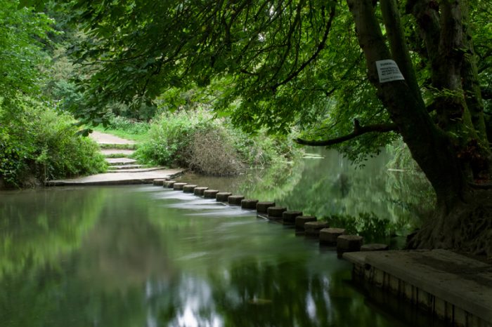 Stepping Stones over the River Mole, Box Hill