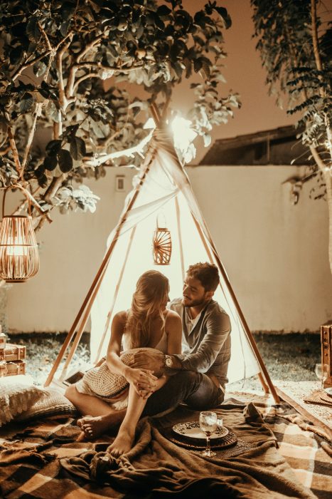 Wedding Couple Glamping