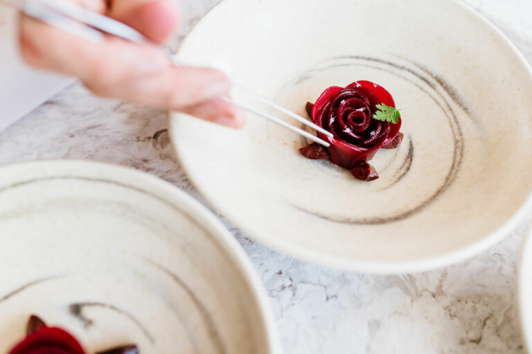 Foray catering wedding dish