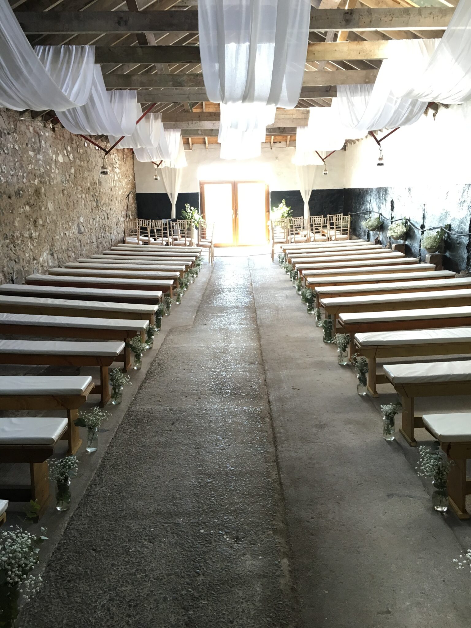 Harelaw Farm Wedding Interior