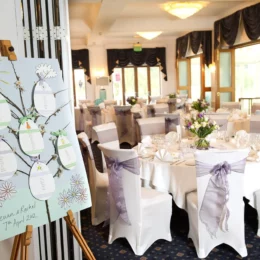 Normanton Park Hotel Wedding Reception Setting 260x260