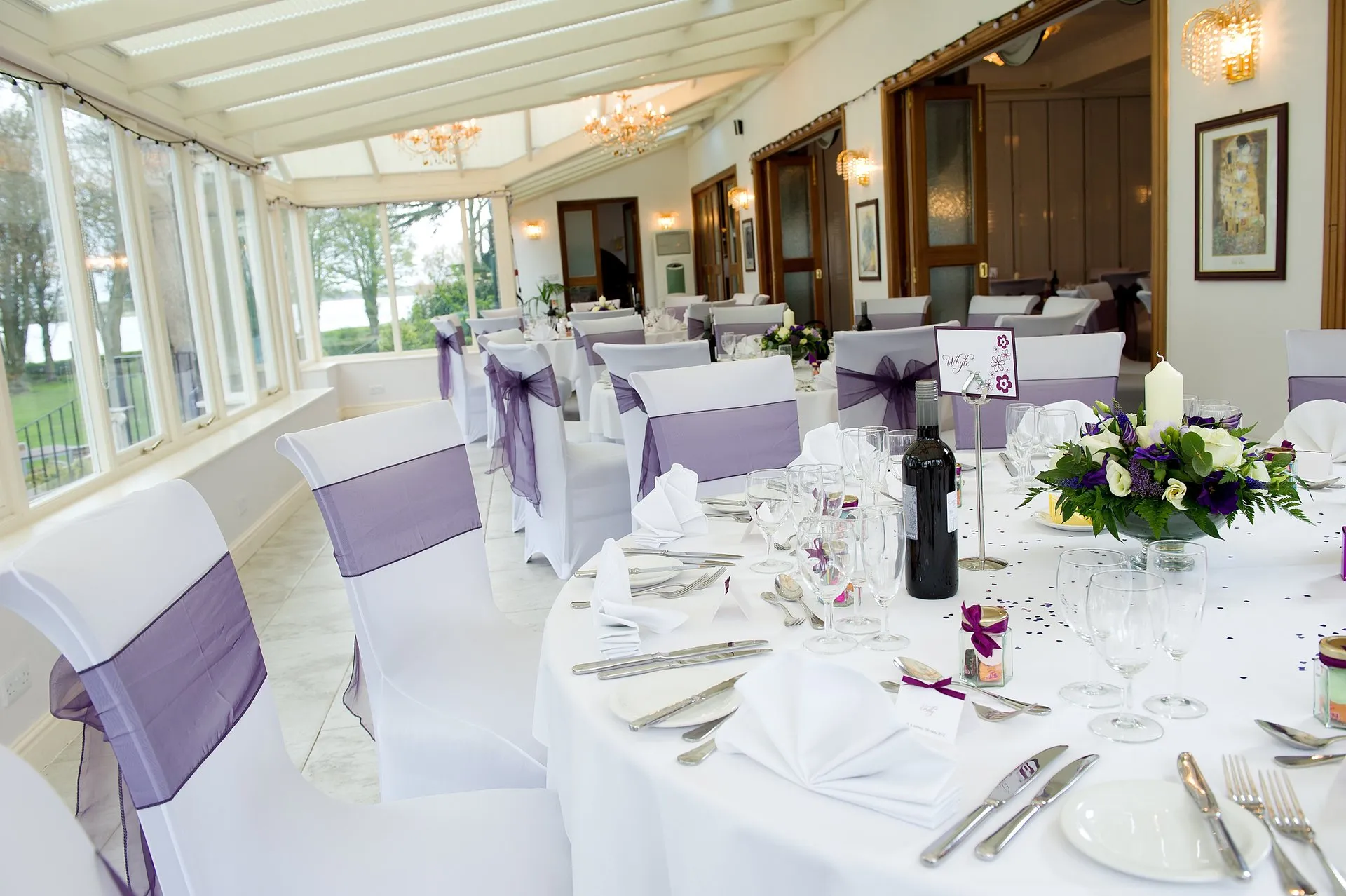 Normanton Park Hotel Wedding Setting