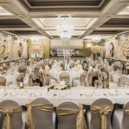 Rossington Hall Ceremony Reception Setting 260x260