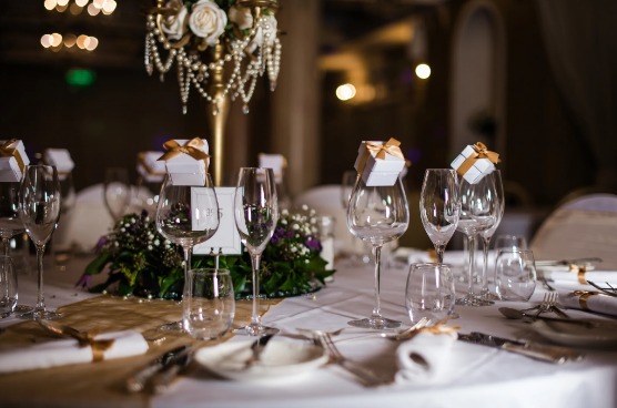 Rossingtonhall Dinner table setting