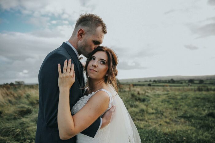 Wolfscastle Country Hotel bride and groom