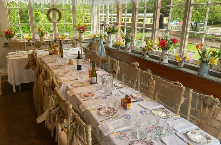 Reception Weddings at Old Station Tintern 768x505