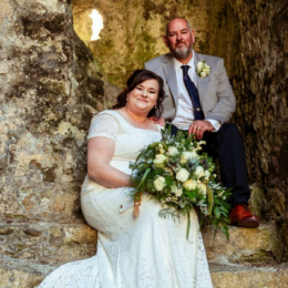 Carew Castle Wedding Venue in Pembrokeshire Wedding Couple The Wedding Directory 260x260