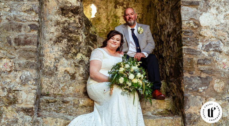 Carew Castle Wedding Venue in Pembrokeshire Wedding Couple The Wedding Directory