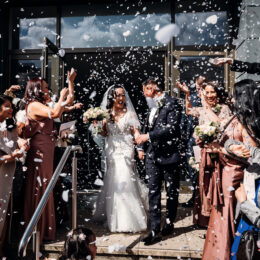 Confetti Photo at a London Wedding 260x260