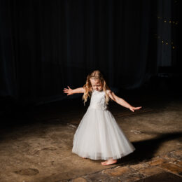 Flower Girl dancing wedding in Kent 260x260