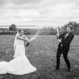 Kent Wedding Photographer Champagne Spray 260x260