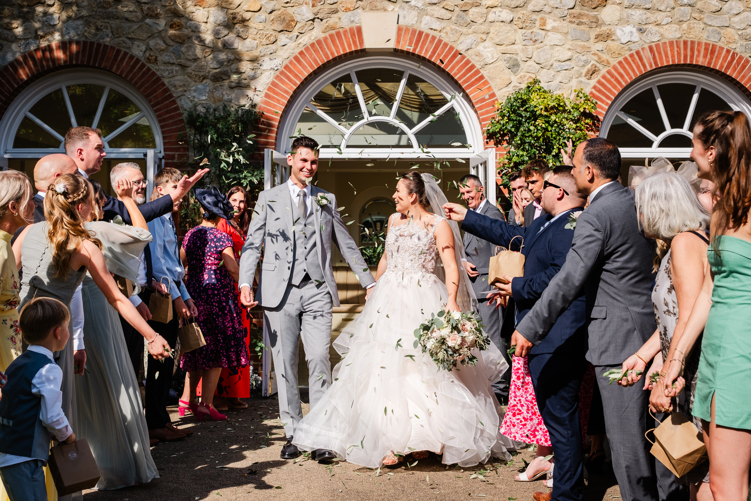Kent Wedding Photogrpaher Confetti shot