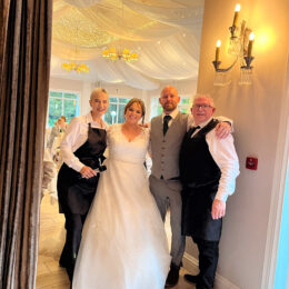 Singing waiters in Lancashire 260x260