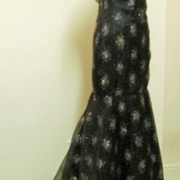 Black sparkly mermaid gown