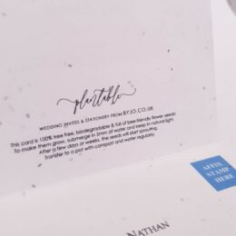 plantable seed paper wedding invitation instructions 260x260