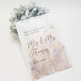 throw some love wedding confetti bag 260x260