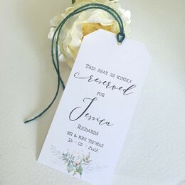 woodland wedding reserved seat tag 260x260