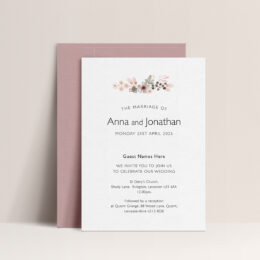 Little Flowers Wedding Invitation 260x260