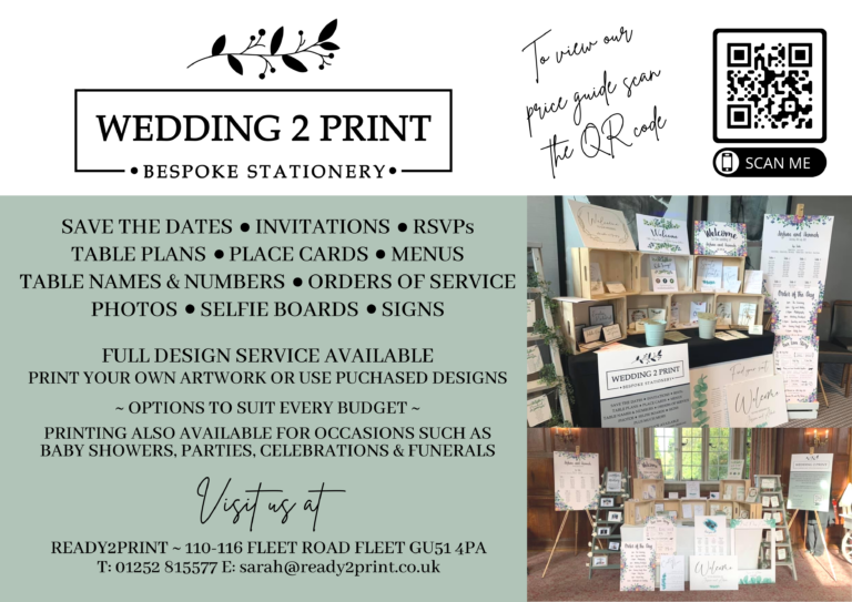 Wedding2Print Advert Fleet 5 768x543