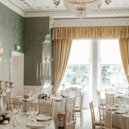 Bowcliffe Hall wedding reception