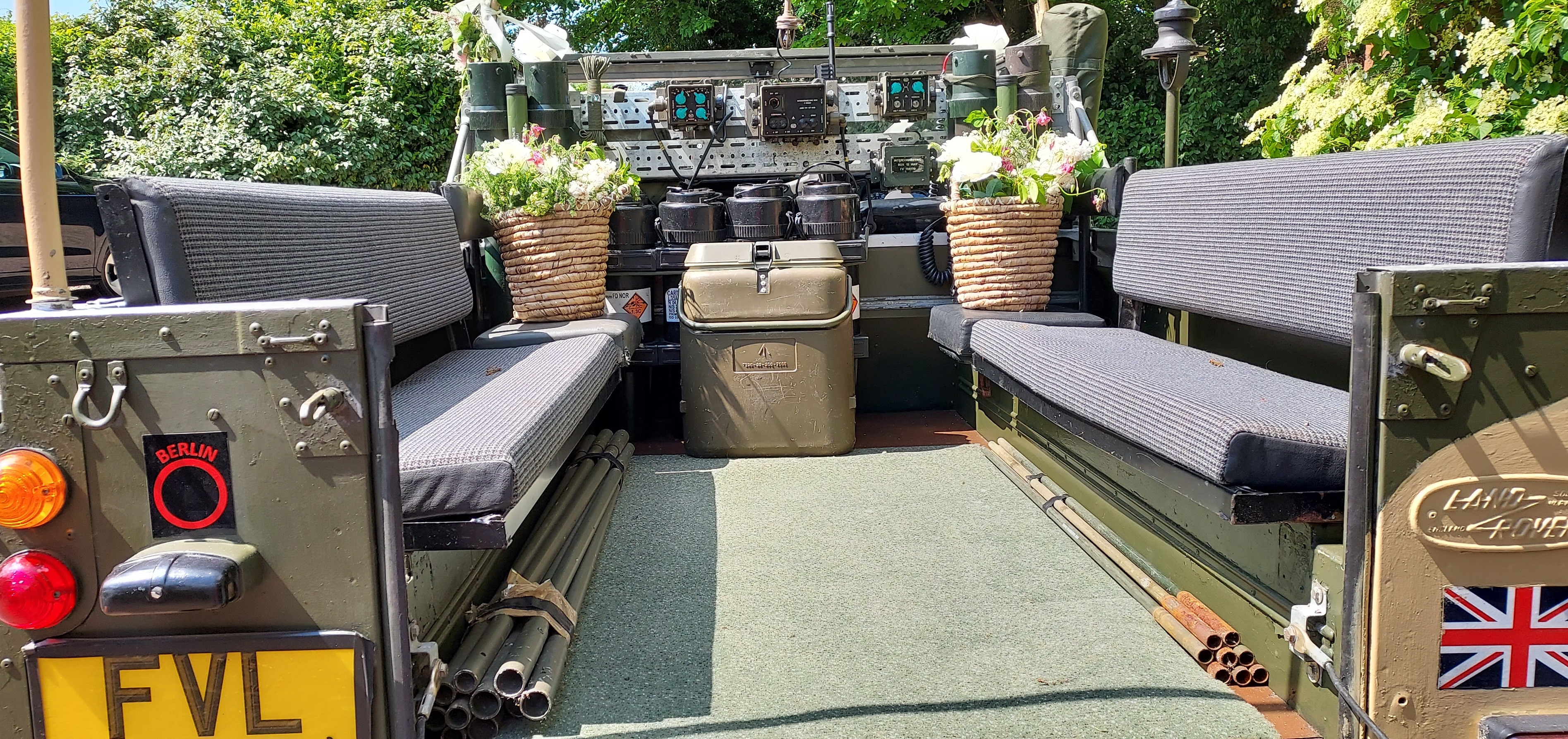 Hire a Landrover for wedding