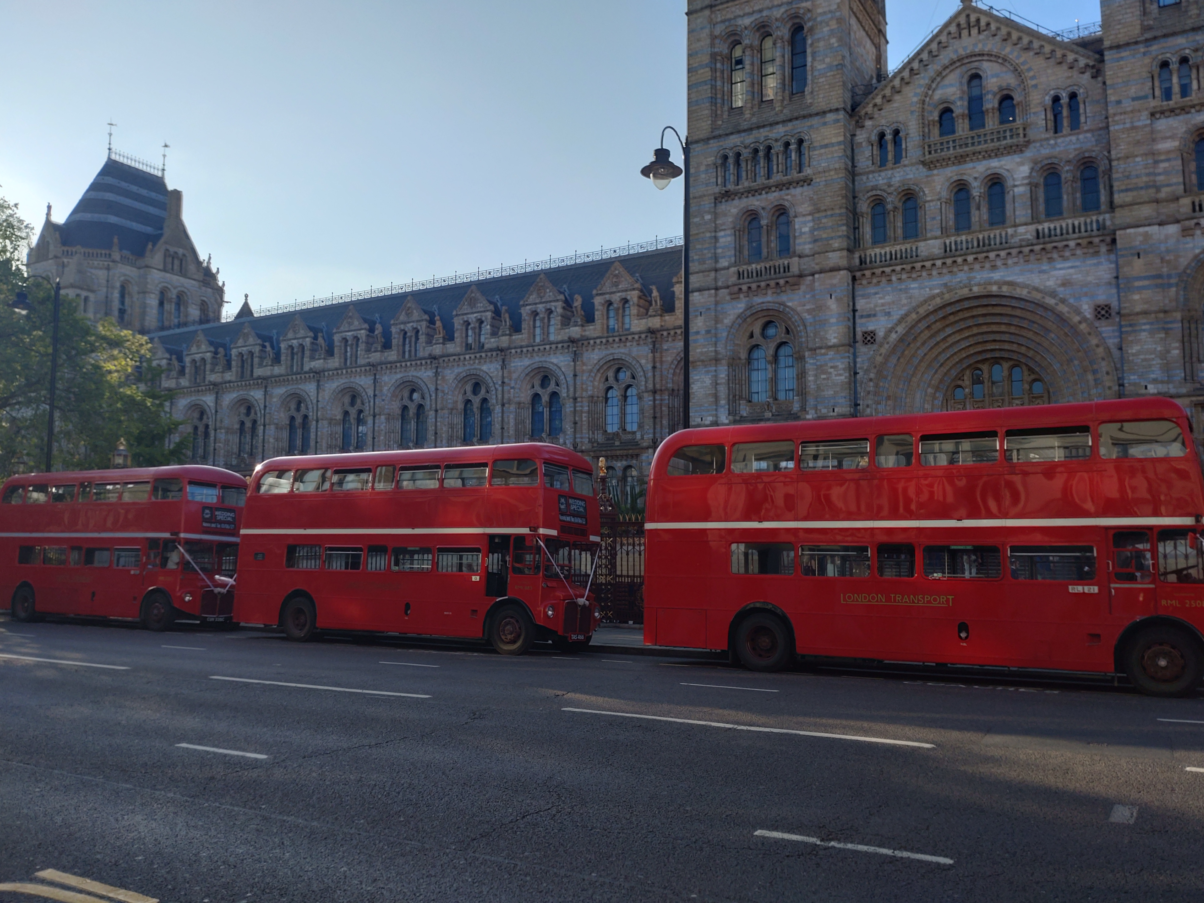 Vintage Red Bus wedding transport