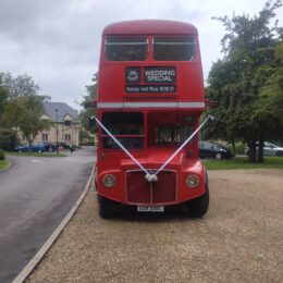 Vintage Red Bus weddings