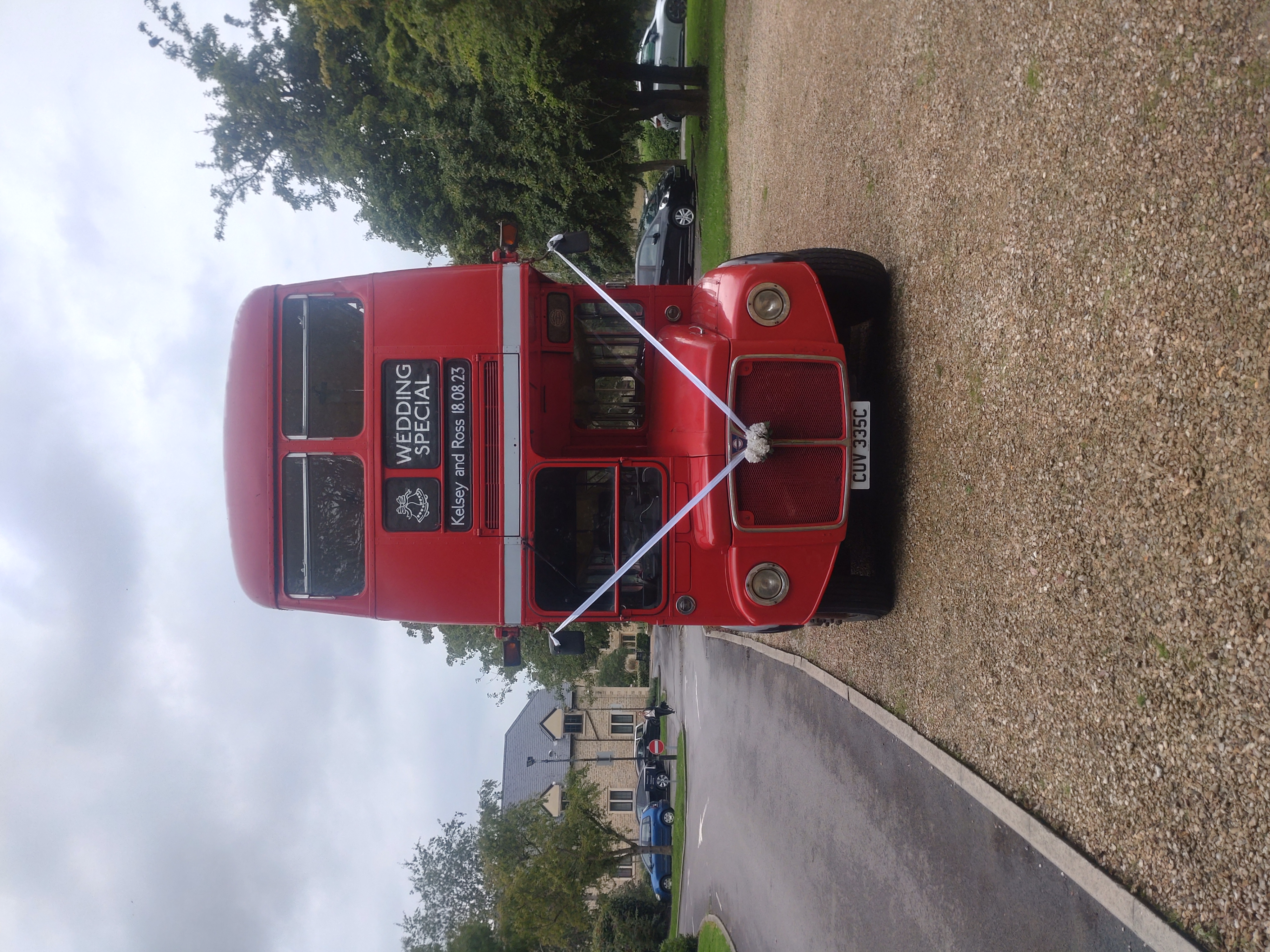 Vintage Red Bus weddings