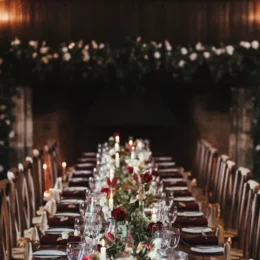 Lympne Castle wedding reception