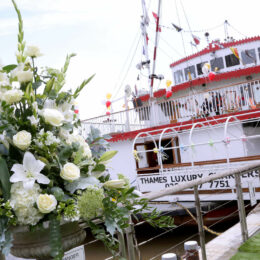 Dixie Queen paddle steamer wedding london