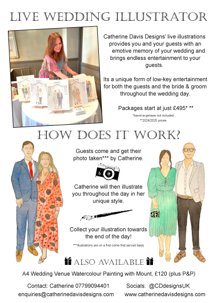 LIVE WEDDING ILLUSTRATOR - Catherine Davis Designs