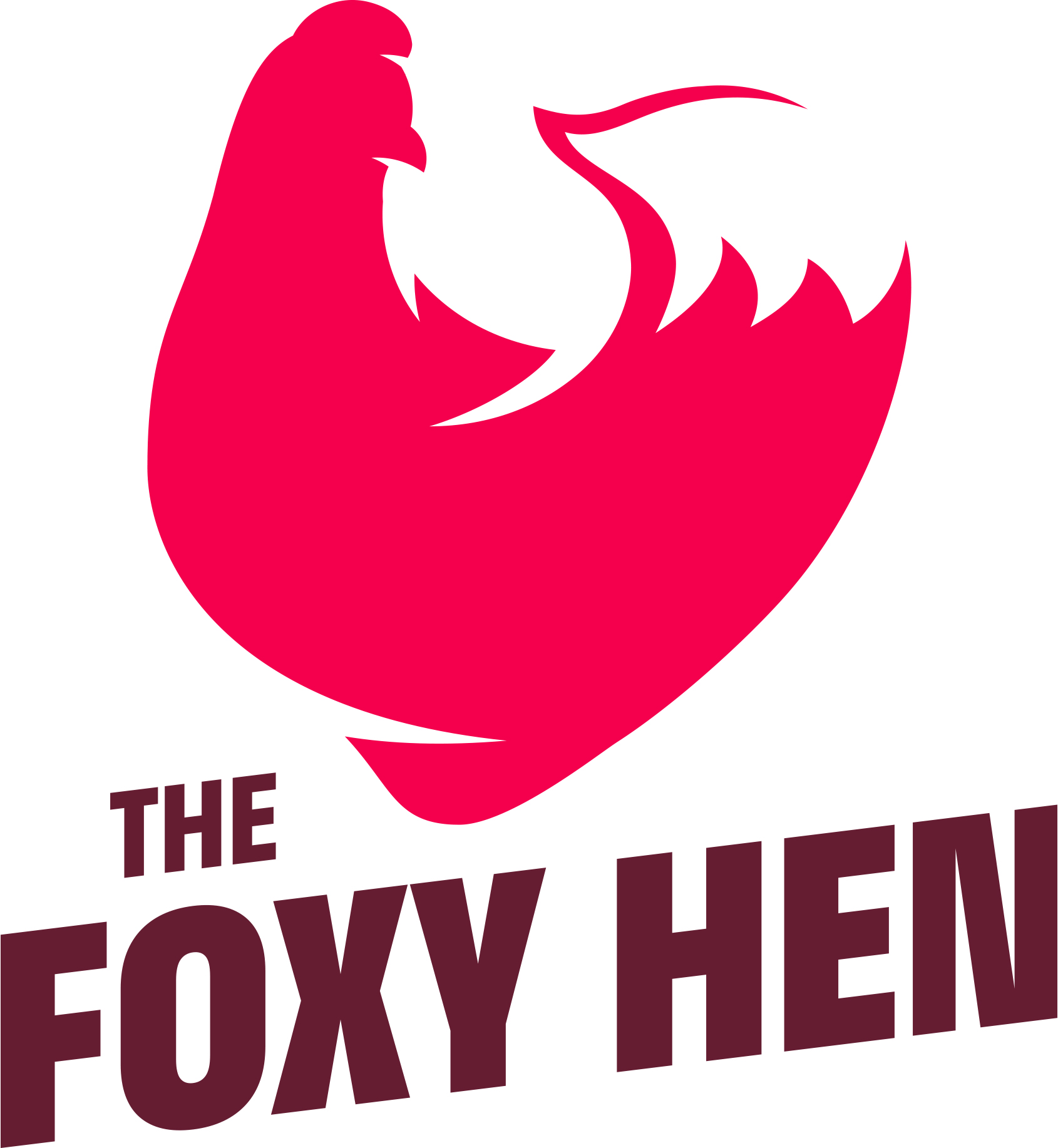 FoxyHen MaroonText