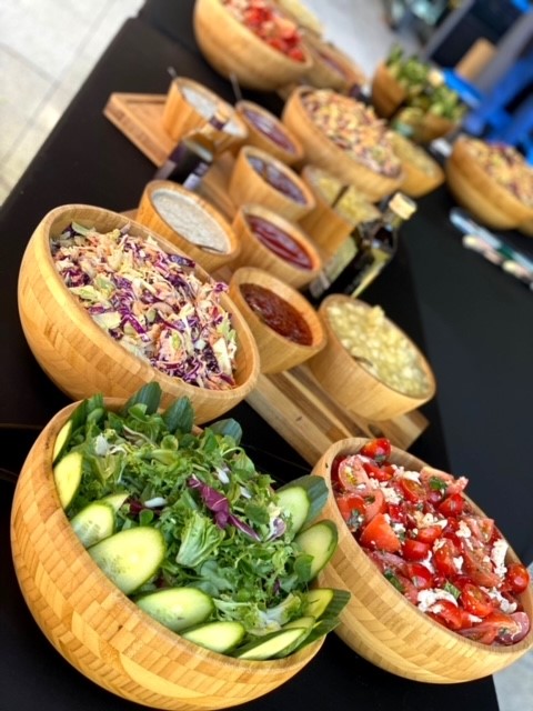 Salad set up 3