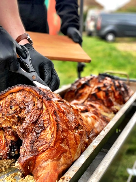 Spitting Pig wedding hogroast Kent