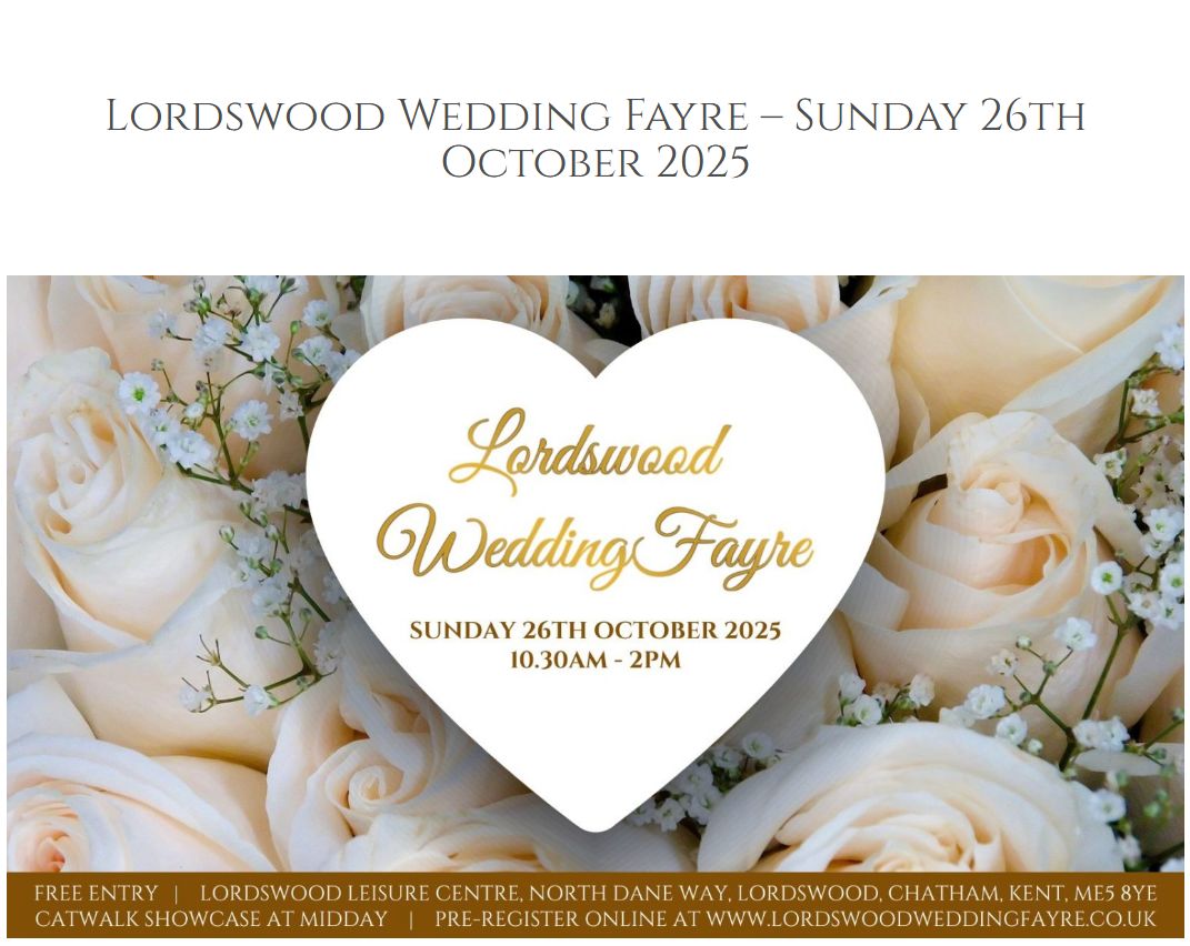 Lordswood Leisure Wedding Fayre October 26th 2025