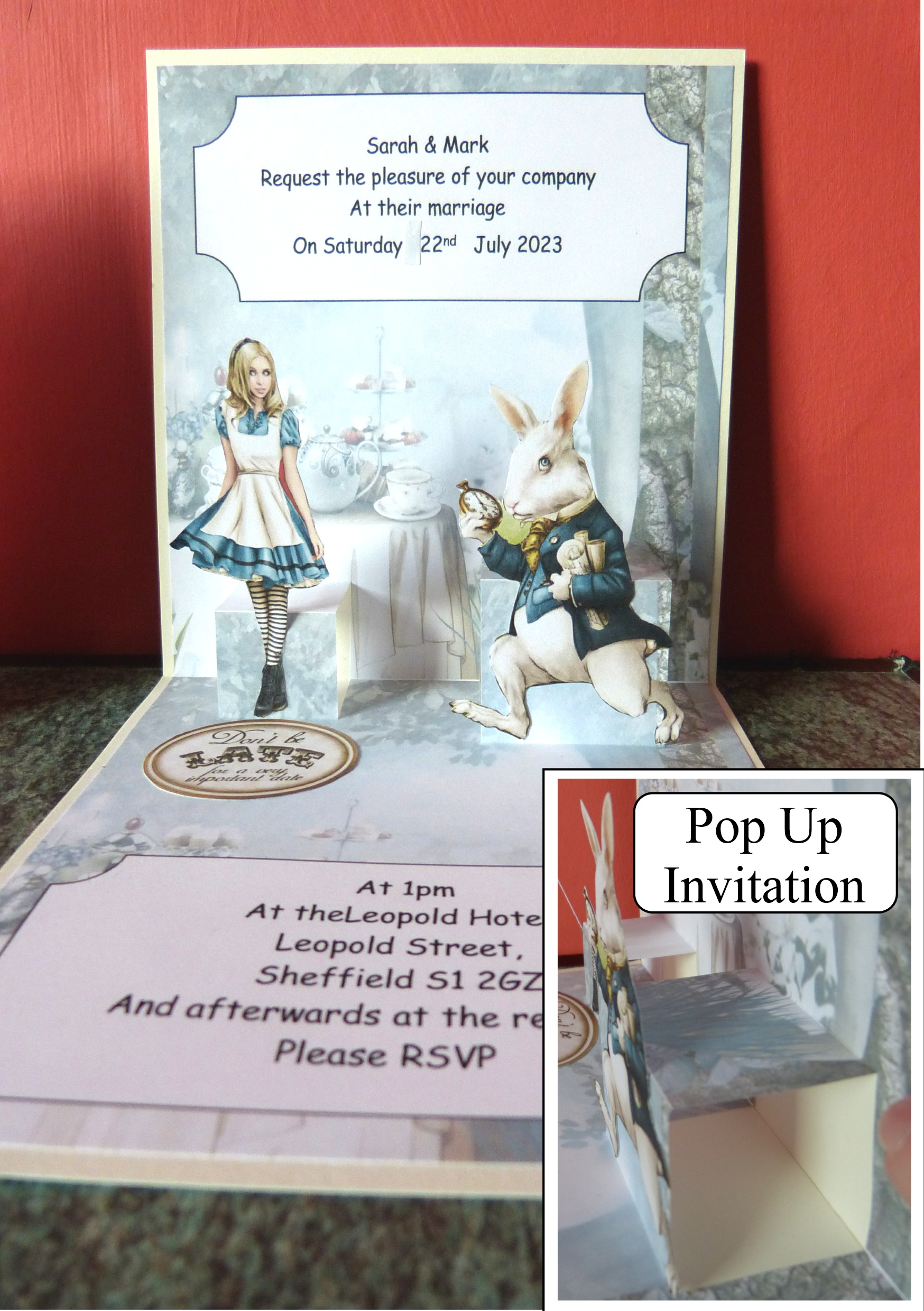Pop Up Invitation