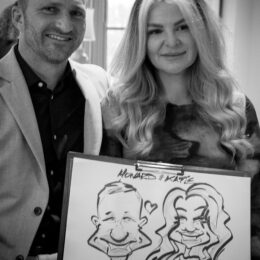 Savage Caricatures wedding sketches