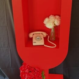 Audio Guestbook with contemporary booth set up 260x260
