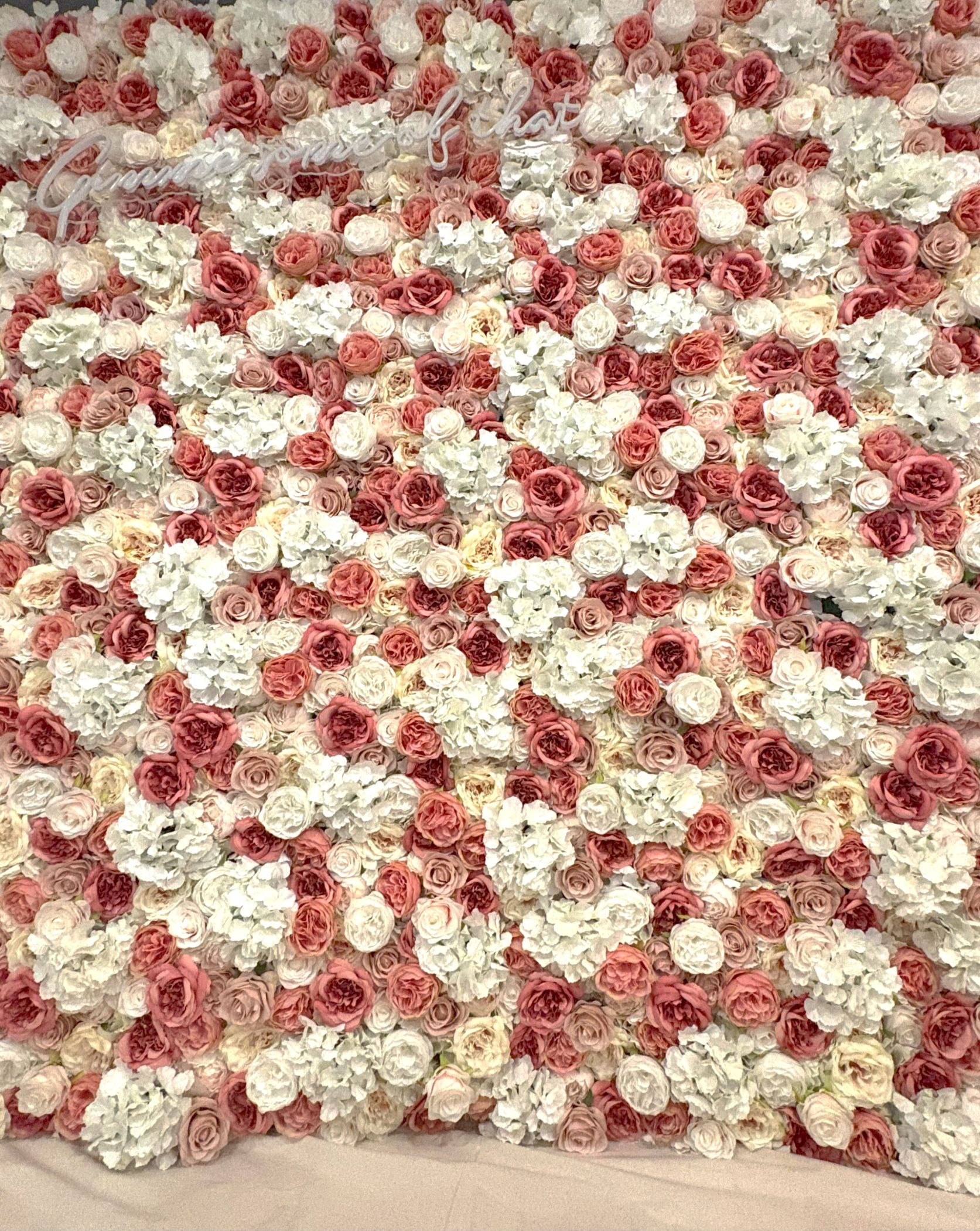 Blushing Blossom Floral Wall 5