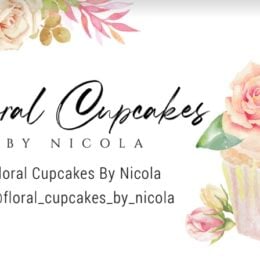 Floral Cupcakes by Nicola
